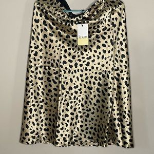 Leopard print skirt